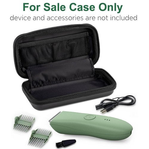 WIZONER Trimmer Case, Razor Storage Bag Shaver Travel Hard EVA Box for Electric Trimmer and Accessories - Case Only (Black)