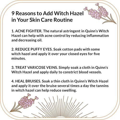 Quinn’s Alcohol Free Witch Hazel Pink Grapefruit & Orange Rind 16 oz. & Quinn’s Alcohol Free Witch Hazel Lavender16 oz.