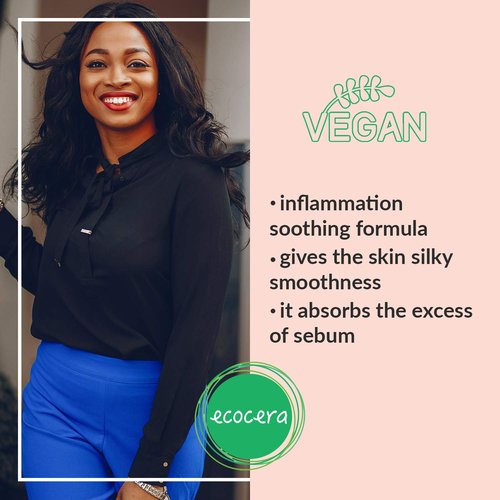 ECOCERA Rice Loose Powder Perfect For Oily And Combination Skin Hypoallergenic Delicate Transparent Light - Race Fixer - 15g