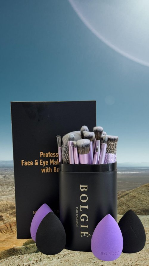 Bolgie Professional Makeup Brush Set, 22 pieces