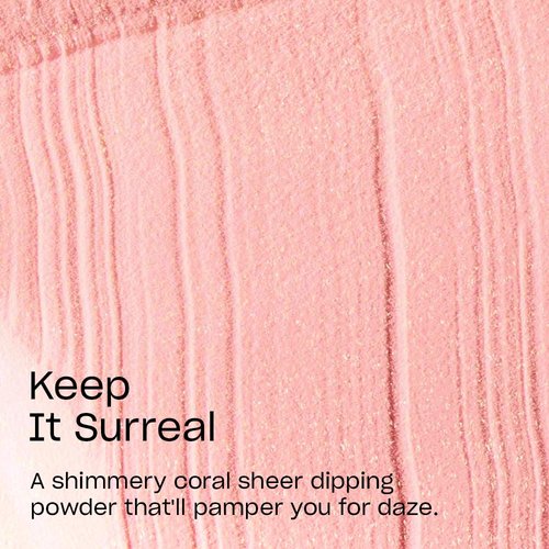 OPI Powder Perfection Keep It Surreal | Sheer Pastel Coral Shimmer Nail Dipping Powder | OPI'm Dreaming Collection