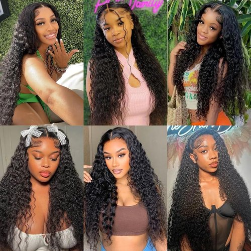 12A Grade Water Wave 1 Bundle Water Curly one Bundle Human Hair 18 Inch 100% Unprocessed Brazilian Virgin Human Hair Bundle Natural Black