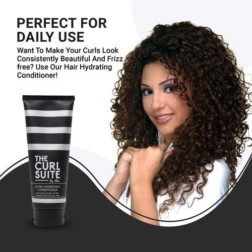 The Curl Suite Shampoo+ Conditioner Bundle -Paraben & Sulfate Free Shampoo & Conditioner for Women, Men, & Kids