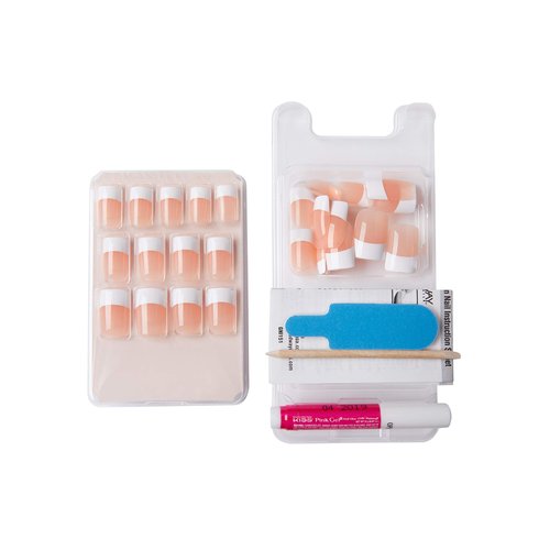 Kiss Salon Acrylic French Kit Sugar Rush Medium (6 Pack)