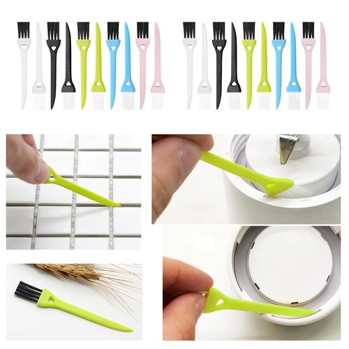 TorSor 10 Pack Keyboard Cleaning Brushes Kit Mini Crevice Cleaning Brush Electric Shaver Cleaning Brushes Gaming Mouse Groove Gap Scraper Tools Electric Razor Brush Keyboard Cleaner for Small Space
