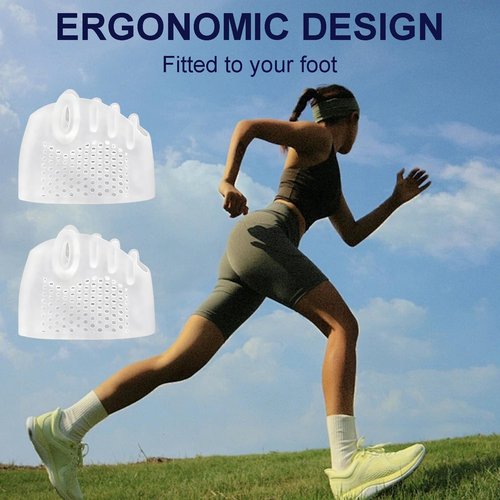 Bunion Corrector for Women Nighttime, Silicone Toe Separators, Breathable and Soft, Prevent Friction, Relieve Pressure Manicure(4 sets) (A)