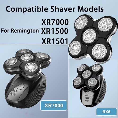Wasailife Pro Head Shaver Replacement Blades Compatible with Remington Balder Pro Head Shaver Model XR7000,Precision Electric Shaving for Bald Men (2pack)
