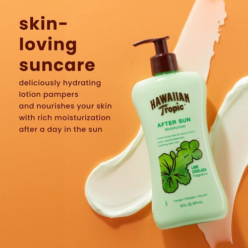 Hawaiian Tropic Sheer Touch Ultra Radiance SPF 50 Sunscreen Twin Pack with Lime Coolada After Sun Lotion Twin Pack