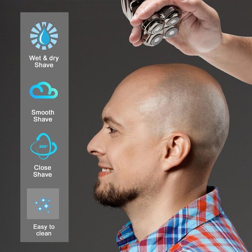 OXSITO 2Pack Pro 4 Shaver Replacement Heads for Gold PRO, Silver PRO, Platinum PRO, Butterfly Kiss PRO Head Shavers, Floating 4 Heads for a Fast, Close and Smooth Shave.