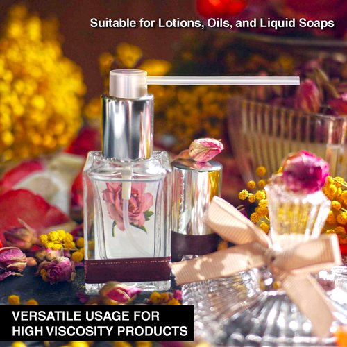 Perfume Refill Pump Bottle Dispenser Cosmetic Dispenser Pump Transfer Tool for Travel Refillable Perfume Spray Bottle (10 Packs)