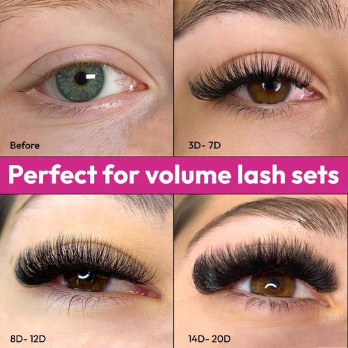 Eyesy Lash 448 Narrow Promade Fans & 500 Promade Fans - Premade Volume Lash Extensions