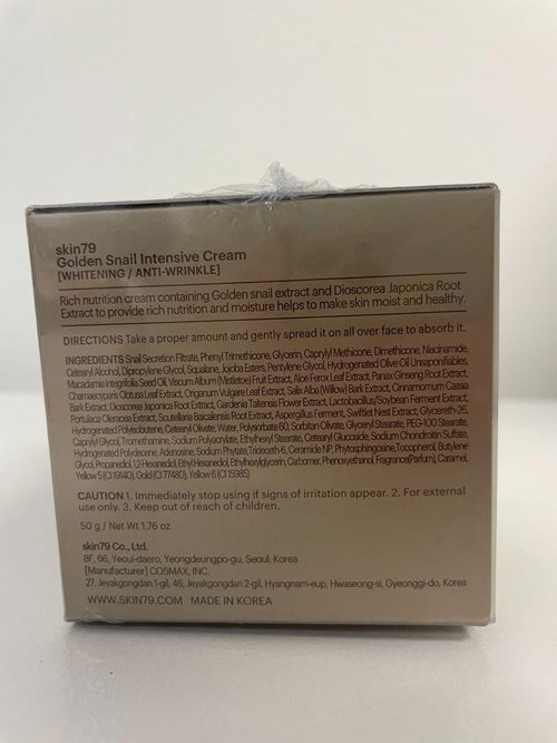 SKIN79 Golden Snail Intensive Cream Concentrated Moisture Booster Skin Care Made In Korea