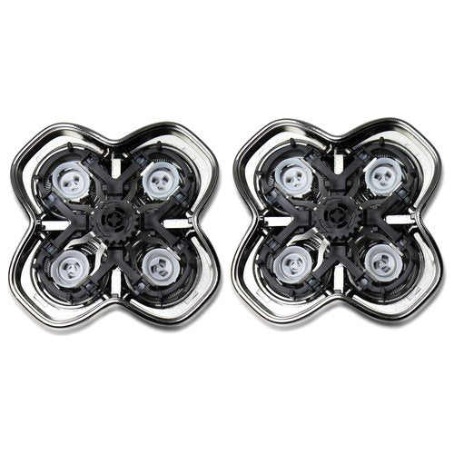 OXSITO 2Pack Pro 4 Shaver Replacement Heads for Gold PRO, Silver PRO, Platinum PRO, Butterfly Kiss PRO Head Shavers, Floating 4 Heads for a Fast, Close and Smooth Shave.