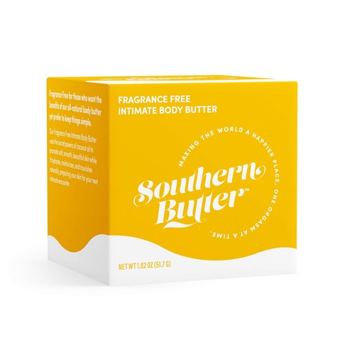 Green Goo Southern Butter Natural Intimate Body Butter, Fragrance Free, 1.82-ounce Jar