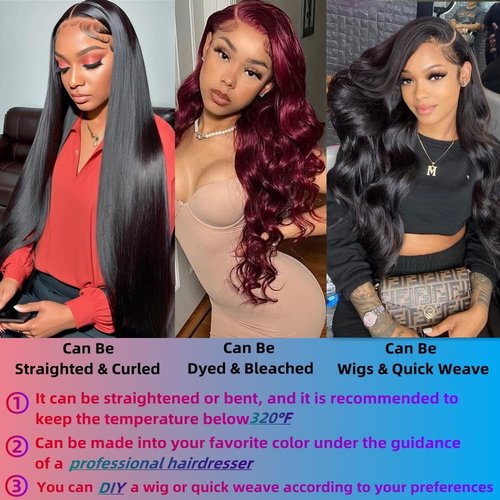 Superfect Brazilian Human Hair Bundles Body Wave 24 Inch 1 Bundle Human Hair Weave 12A 100% Unprocessed Virgin Hair Extensions Single Bundle Natural Black Color (Body Wave 1 Bundle, 24)