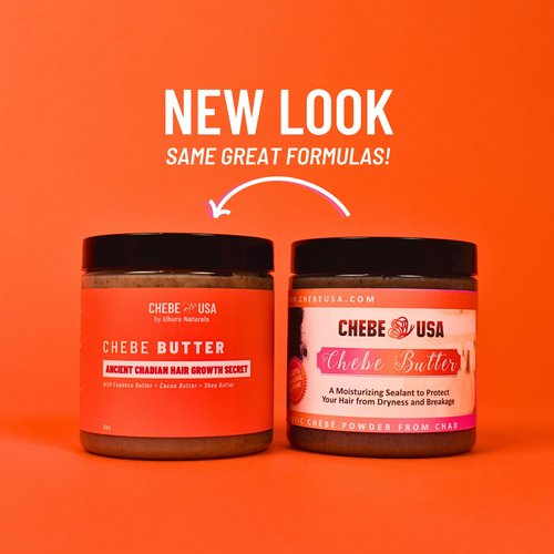 ChadianChebe™ Hair Growth Butter (16oz) | Authentic African Hair Butter from Chad for Thick, Long Hair | Herbal Moisture & Breakage Repair Cream