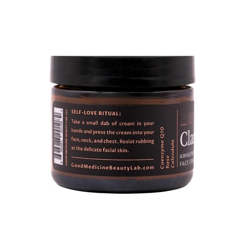 Clarity Awakening Face Cream - Daily Facial Moisturizer with Coenzyme Q10 and Vitamin B3 to Reduce Fine Lines - Hydrating Coconut Oil and Aloe Vera - Skincare for Women and Men (2 oz)