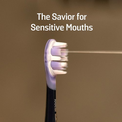 Soocas Multiclean Ultra Soft Electric Toothbrush Replacement Heads, Compatible with Both NEOS II and NEOS II Ultra, 2 Brush Heads, White