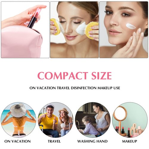50 Pack Foam Pump 1oz/30ml Refillable Dispenser Travel Size Plastic Mini Bottle for Lash Shampoo, Cleaning, Cosmetics - Portable Clear Foaming Packaging