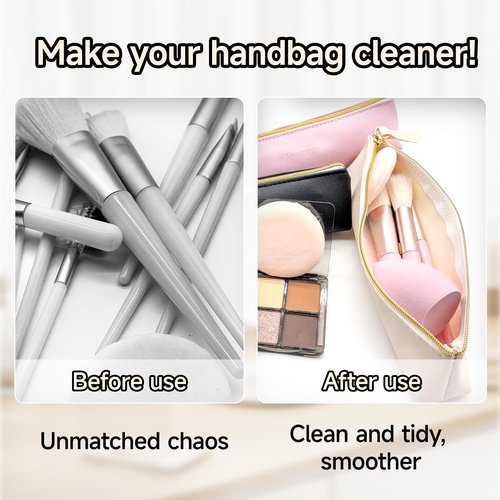 Aspamms 3PCS Small Makeup Bag for Purse, Mini Portable Cosmetic Bags for Women, Coin Purse Lipstick Cosmetic Accessories Leather Organizer, Small Travel Kit Storage Pouch