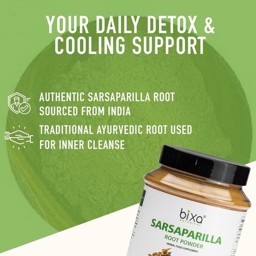 bixa BOTANICAL Sarsaparilla Root Powder | Hemidesmus Indicus (Anantmool) | Ayurvedic Herbal Supplement |Gluten Free, Non-GMO, Steam Treated, Vegan, 100% Pure,140+ Years of Herbal Heritage |1 lb/16oz