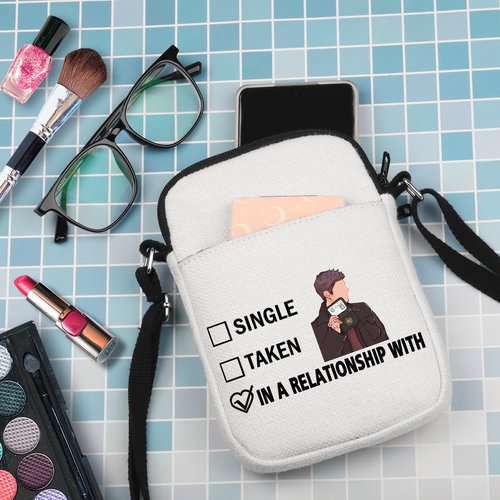 G2TUP J A Inspired Gift Dating J A Makeup Bag TV Show Fan Cosmetic BagTV Lover Merch