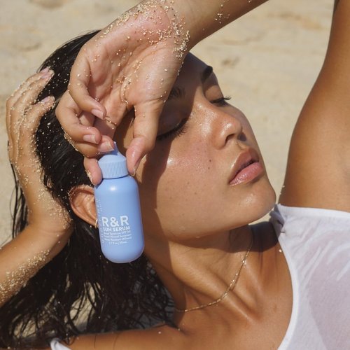 Undefined Beauty NEW UNTINTED R&R Sun Serum SPF 50 PA++++ Mineral Sunscreen with Niacinamide, Water Resistant Broad Spectrum Protection & Blue Light Defense (Untinted)