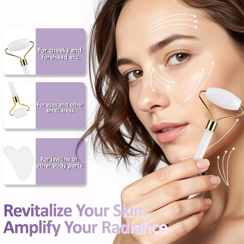 JayPact Oil Warmer for Massage, Massage Oil Lotion Warmer with Roller & Gua Sha Set for Spa, Body Oils Heater with Two Oil Bottle Dispenser, Portable Body Oil Warmer, Adjustable Temperature(86-149°F)