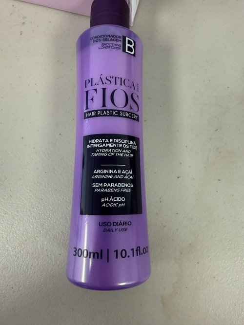 Plastica Dos Fios Home Care Kit- Maintenance Set Shampoo and Conditioner Hair Smoothing For All Hair Types, (2x300ml) Keratin Hair