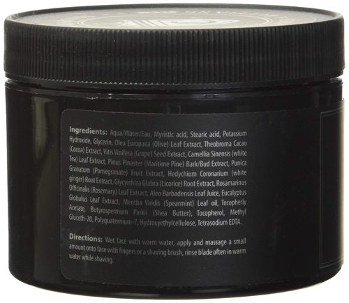 Crown Shaving co Shave Cream 8oz, Eucalyptus and Spearmint