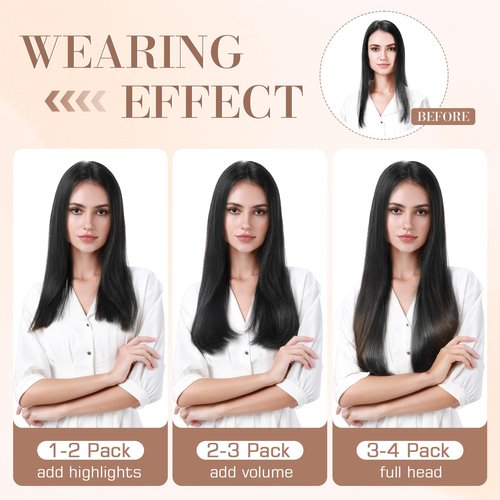 S-noilite Micro Link U Tip Hair Extensions Human Hair Jet Black K Tips Hair Extensions Human Hair Keratin U Tip Hair Extensions Straight 18 Inch 50 Strands 50g