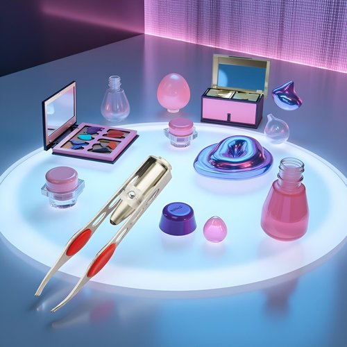 Tweezer With LED Light For Hair Removal Makeup Tool Eyebrow Eyelash Tweezers, Lash Trimmer,Round Trimmer,Round Trimmer,Brow Tools,Hair Tweezers,Ingrown for Tweezer