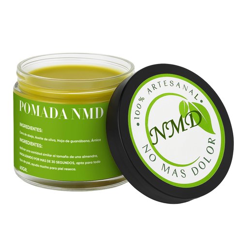 GOOVIP Pomada NMD - Pomada NMD para Dolor with Arnica, Soursop, Olive, and Beeswax Extracts, for Muscle, Feet, Hands, Legs, Toes, Back, 100% Natural, 2.11oz / 60G (1)