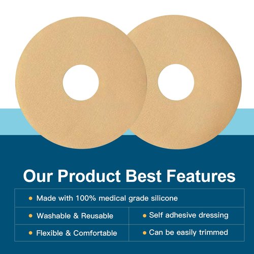 6 Pack Silicone Scar Removal Sheets for Breast - Breast Silicone Scar Sheets Tape - Breast Reduction After Surgery for Scars, Breast Augmentation Post Surgery Supplies for Scar Treatment (blue)