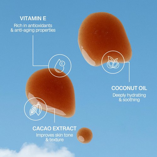 Bali Body Cacao Tanning Oil SPF 15 | For Deep Natural-Looking Sun Tan Glow | Hydrating Sun-Tanning Oil Made from Organic Cacao, Chocolate Tint | Vegan, Cruelty Free, Australian Made (100ml/3.4 fl oz)