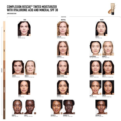 bareMinerals Complexion Rescue Tinted Moisturizer for Face with SPF 30 + Hyaluronic Acid, Hydrating Tinted Mineral Sunscreen for Face, Skin Tint, Vegan