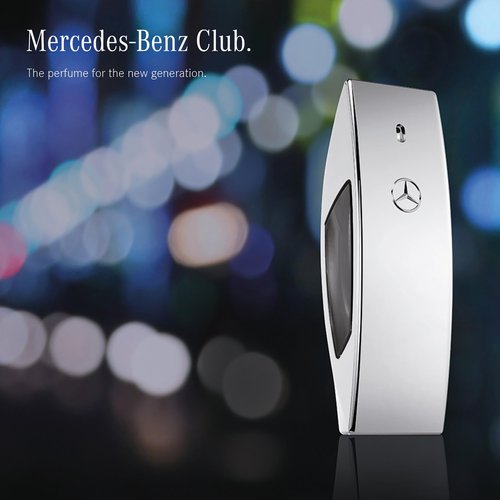 Mercedes Benz Club Cologne for Men - 3.4 Fl Oz - Eau De Toilette Perfume Spray for Man - Woody & Musky Scent - Luxury Long Lasting Fragrance with Notes Of Grapefruit, Cardamom & Earthy Dry wood