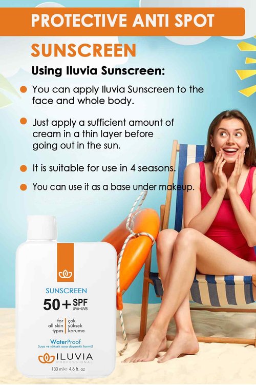 iluvia SPF 50 Sunscreen Cream with Zinc Oxide - Pack of 2, 4.6 oz Tubes Each: Your Ultimate Sun Protection Bundle