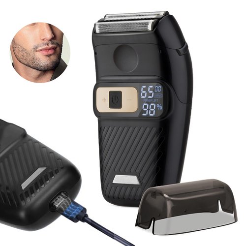 Foil Shaver Electric Razor for Men Electric Foil Shavers for Men and Women Waterproof Wet Dry LED Display Cordless Close Head Shavers 3 Adjustable Speeds Long Battery Rechargeable IPX6