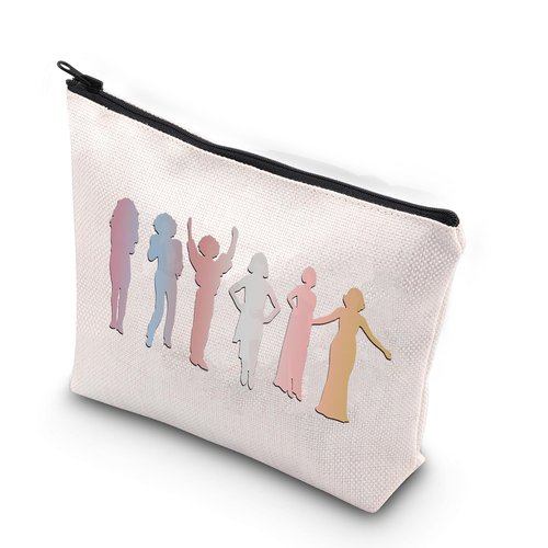 XYANFA Music Fans Makeup Bag Music Lover And I Will Love You Always Love You Gifts For Wife Anniversary Zipper Pouch
