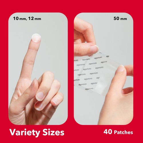AVARELLE Pimple Patches Hydrocolloid Acne Patches, Acne Spot Treatment for Blemishes and Zit with Tea Tree Oil, Calendula Oil and Cica Oil for Face, Vegan, Cruelty F(8 XL + Variety + 80 CT)