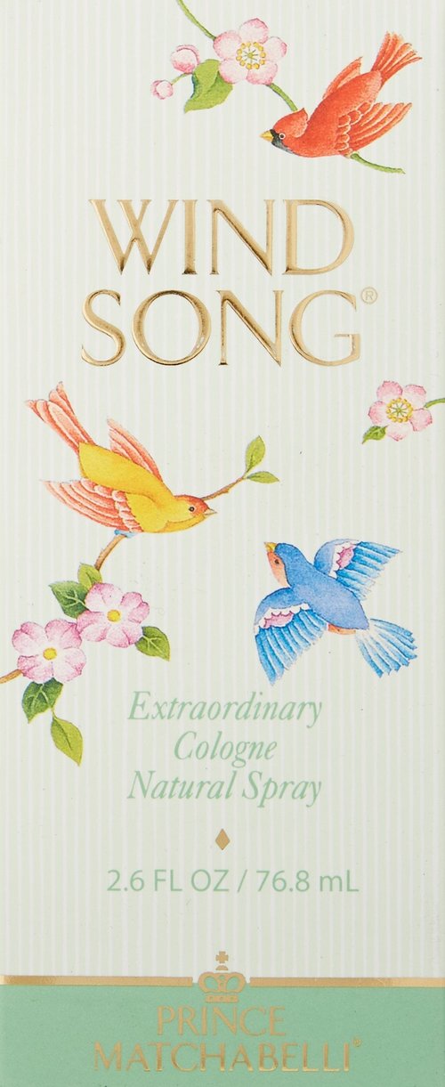 Prince Matchabelli Wind Song For Women. Cologne Spray Natural 2.6 Ounces (Pack of 2)