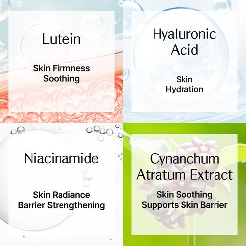 Labiora Lutisan Facial Moisturizer - Lutein, Niacinamide & Natural Extracts Daily Cream for Face with Soothing & Cooling Care with Hydration, and Gentle Skin Support K-Beauty (1.69 fl. oz/50ml)