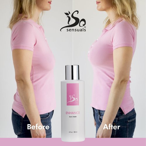 IsoSensuals ENHANCE - Rapid-Action Breast Enlargement Cream for Quick Growth - Lifting and Firming Breast Enhancement Cream - Generous 2 Month Supply