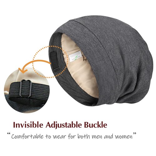 FocusCare Slaps 100% Silk Satin Lined Cap for Women Dreads Natural Hair