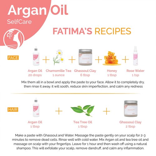Fatima's Garden Argan & Lavender Oil - Soothing Moisturizer, 100ml