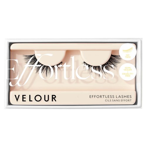 Velour Effortless Lashes, Natural Looking False Eyelashes, Fluffy & Lightweight No Trim Eyelashes, Reusable Fake Lashes For All Eye Shapes, Vegan & Cruelty-Free, Lash Glue not Included (Would I Lie?)