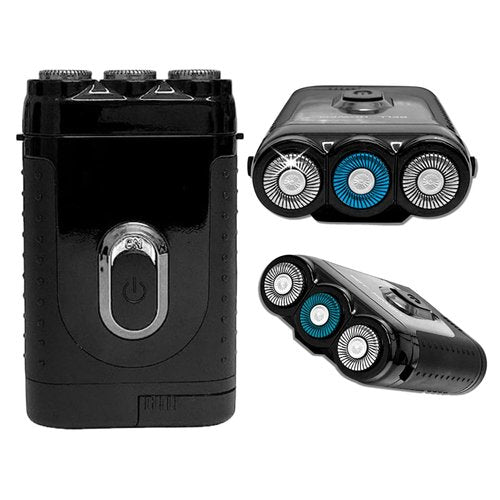Tacshaver Rotary Electric Razor for Men - Rotary Electric Shavers for Body Hair Trimmer - Waterproof & Rechargeable Beard Trimmer - Personal Care Hair Razor & Bald Head Shaver for Mens Grooming Kit