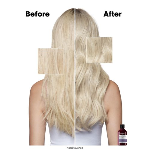 L'Oréal Professionnel Paris Vitamino Color Spectrum Purple Shampoo - Neutralizes Yellow Tones, Enhances Shine & Vibrancy, Maintains Day 1 Hair Color, Hydrates & Strengthens Blonde Hair
