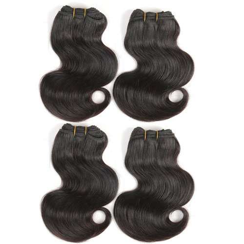 Luxnovolex Brazilian Hair Body Wave 4 Bundle Deals Brazilian Virgin Hair Wavy 8A Grade 100% Unprocessed Human Hair Weave Bundles Short Sew In Hair Extentions
